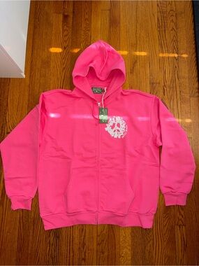 Denim Tears Pink Denim University Zip Hoodie XL